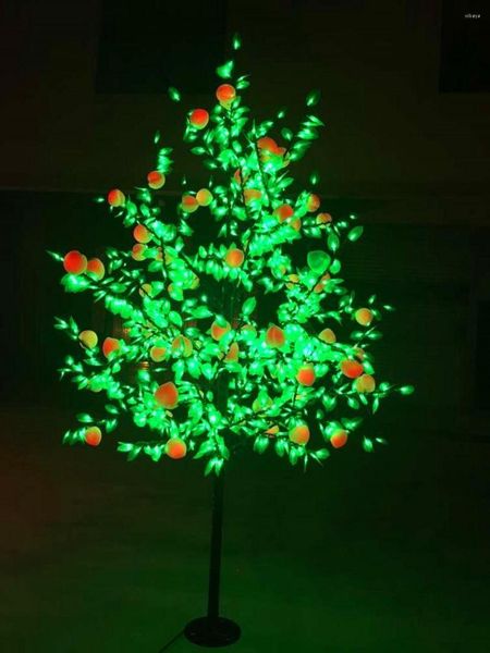 Adornos navideños para exteriores, luz LED para árbol, flor de cerezo, 1,5 m, 1,8 M, 2M, 2,5 M de altura, 110/220VA, lámpara de decoración de paisaje de jardín