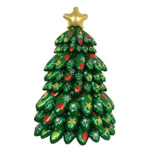 Christmas Decorations Party Balloon Aluminum Foil Star Tree Unit Happy Year 2024 Global XMAS Decoration 231120