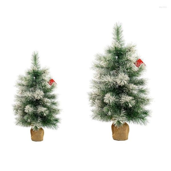 Decoraciones navideñas, ramas de agujas de pino, Mini adorno de árbol Artificial, vacaciones para el hogar, oficina, decoración de mesa y año