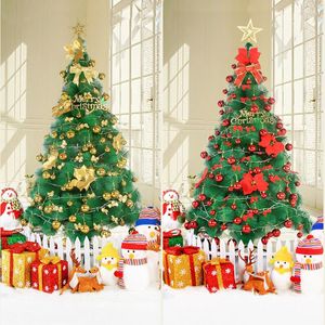 Kerstdecoraties dennennaaldboom set 1.5 / 2.1 2,4 m luxe decoratie