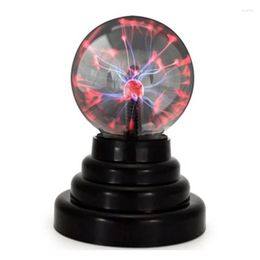 Decoraciones navideñas Bola de plasma Atomosfera Luz nocturna Lámpara de lava Suministro por USB y baterías Regalo para niños 2022 Magic Bolt LED Lampen