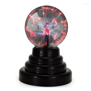 Décorations de Noël Boule de plasma Atomosphère Veilleuse Lampe à lave Fourniture par USB et piles Cadeau pour enfants 2022 Magic Bolt LED Lampen