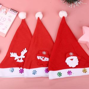 Décorations de Noël Q dessin animé beau chapeau cadeau créatif maternelle enfants décoratif adulte fille coiffure
