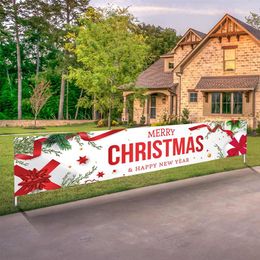 Kerstdecoraties Qifu Merry Banner Decor voor huis Outdoor 2022 Navidad Noel Ornamenten Xmas Gifts Jaar