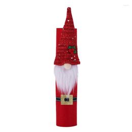 Kerstdecoraties koelkast deurklinkomslagen Santa Claus Gnome koelkast handgrepen keukenhuis voor magnetron