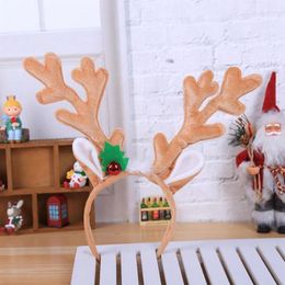 Décorations de Noël, bandeau de renne, cornes, bois, oreilles de cerf, accessoires pour cheveux pour adultes 217R