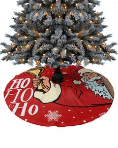 Decorações de Natal Papai Noel Sinos Saia de árvore de Natal para suprimentos domésticos Saias redondas Capa de base