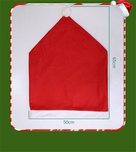 Kerstdecoraties Santa Claus Clause Hoedstoel Covers Diner Cap voor Party Festival Hookahs