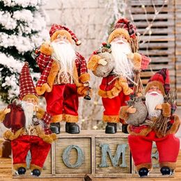 Kerstdecoraties Santa Claus Doll Tree Ornament Merry For Home Navidad Natal Gifts Year 2023 220927