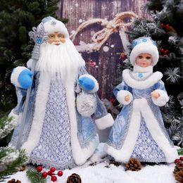 Kerstdecoraties Santa Claus Dolls Holiday Plush Personages Kinderspeelgoed Verjaardagsfeestjes Geschenken Tabel Decoratie