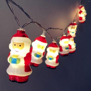 Kerstdecoraties Santa Claus Licht string met heldere kleur 8 Modi Speciale vorm Tree Holiday Decoratie Kerstmiscadeau