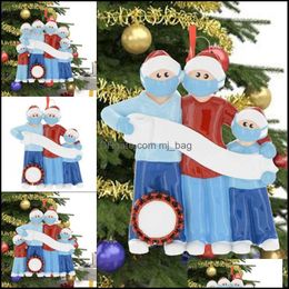 Décorations De Noël Père Noël Ornements Famille Arbre De Noël Décorations Tentures Masque Visage Bonhomme De Neige Couleur Peinture Cadeau Noël Stylo Dh3Kg