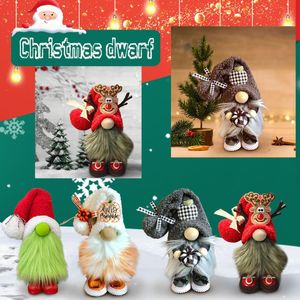 Adornos navideños, adornos de Papá Noel, decoración de árbol, alce, muñeco de nieve, muñeco de peluche para el hogar, colgante de Navidad, regalo para niños 2023