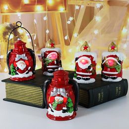 Kerstdecoraties Santa Claus Snowman Elk LED GLOWENDE NACHT LICHT Decoratie 2022 Ornamenten Adornos de Navidad Weihnachten