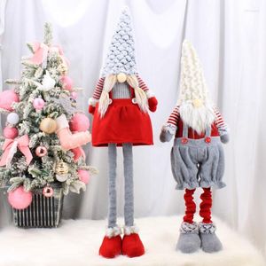 Kerstdecoraties Santa Claus Snowman Elf Vrolijke ornamenten Faceless Doll 2022 Jaar Gunst Party Decoratie voor Home