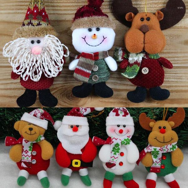 Décorations de Noël Santa Claus Snowman Decoration Tree Decoration Pendant Noël