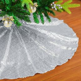 Kerstdecoraties Shinny Tree Skirts pailletten luxe jaar Xmas Decoration Faldas de Arbolito Navidad