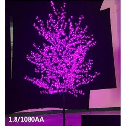 Décorations de Noël Ship 65ft 18m 864 PCS HAUTEUR LED Cherry Blossom Tree Outdoor Wedding Garden Holiday Light Decor LEDS6963811 DR DHVN3