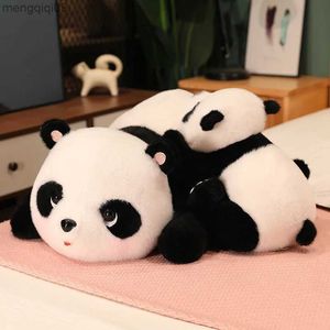 Kerstversiering Gesimuleerde Panda Knuffel Zacht Slapende Panda Knuffels Decoratieve Panda Knuffels voor Kerstcadeau