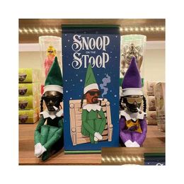 Kerstversiering Snoop On A Stoop Elf Doll Spy Bent Home Decorati Jaarcadeau Speelgoed Drop Delivery Tuin Feestelijke Feestartikelen Dh4E9