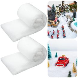 Decorazioni natalizie Decorazioni per la neve Coperture per campi di neve artificiali per gonne degli alberi Decorazioni per fondali con fiocchi di neve per villaggi invernali fai-da-te