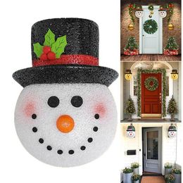 Kerstdecoraties Sneeuwman Porch Lichte deksel Outdoor Decor Past Standaard verlichting USJ991