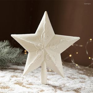 Kerstdecoraties Star Tree Topper Xmas Party Decoration Ornament voor Home Office El Diy Accessories 14,5/20 cm