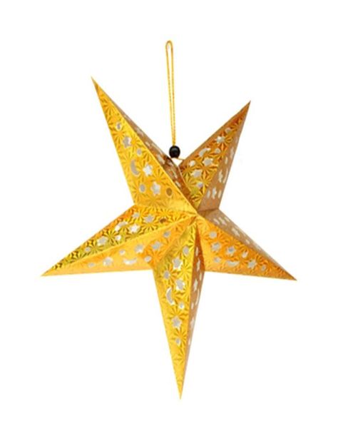 Décorations de Noël Stars Arbres Decoration Papier Garland Star Ornaments Supplies for WeddingbirthdayChristmas Party 3060CMCHR8203160