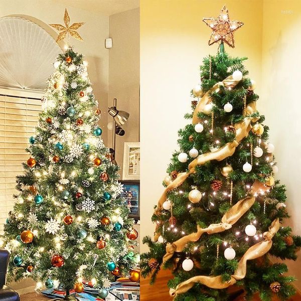 Árbol de decoraciones navideñas 2022, adornos de decoración feliz, bolas DIY, adorno colgante de Navidad, Navidad Natale