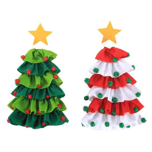 Decoraciones navideñas Árbol Champán Botella de vino Ers Adornos de mesa encantadores Cena Fiesta Decoración Bolsas de regalo de Navidad Xbjk2110 Drop Deliv Dhhnw