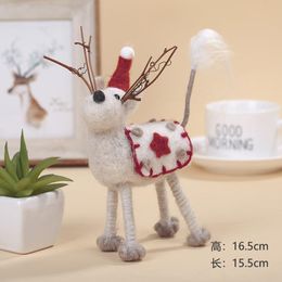Kerstdecoraties Tree Doll Animal Born Props for Pography Cute Dolls Baby Studio Accessories Pochristmas