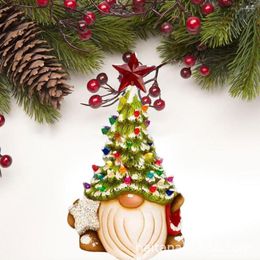 Décorations de noël, arbre de vieil homme, décoration de vacances, artisanat en résine, pendentif bonhomme de neige, cadeau d'ornement