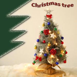 Décorations de Noël Ornements d'arbre Vert Forme réaliste exquise et compacte Artisanat réaliste Décoration facile à ranger
