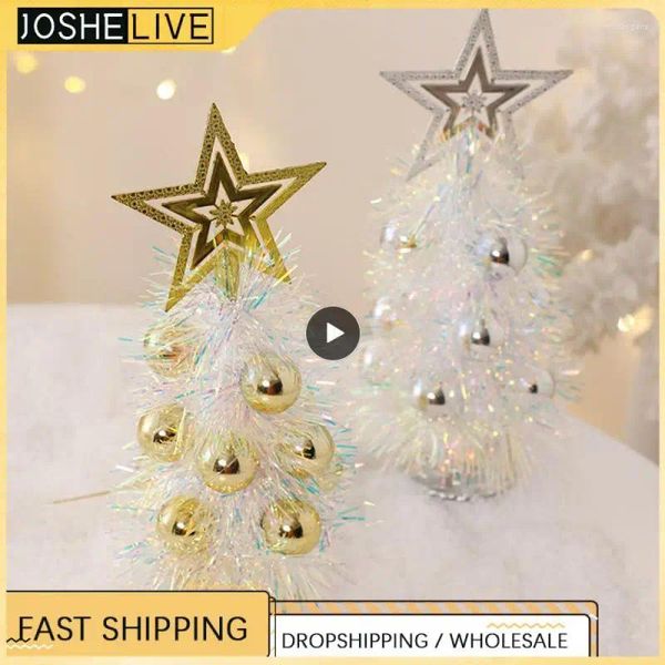 Décorations de Noël ornements d'arbre en plastique doux et mignon créatif améliorent l'atmosphère festive décoration accrocheuse 3 couleurs