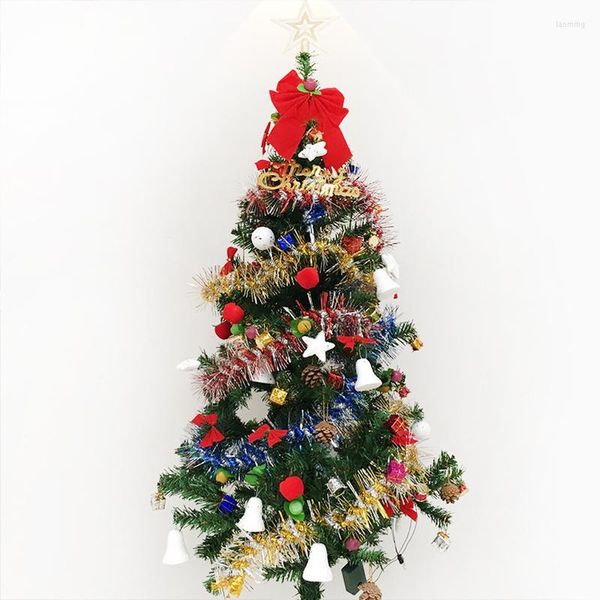 Paquet d'arbre de décorations de Noël, ensemble de 1,5 mètres, cryptage de luxe avec accessoires de valeur supplémentaire, Evergreen