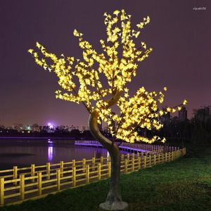 Kerstversiering Boompaal LED Kersenbloesem Licht Natuurlijke stengeltakken voor thuisfeest Bruiloft Binnen Buiten Decoratie