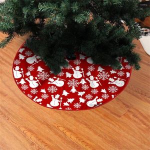 Jupe d'arbre de décorations de Noël pour le bas de la maison Santa Claus Xmas Happy Year