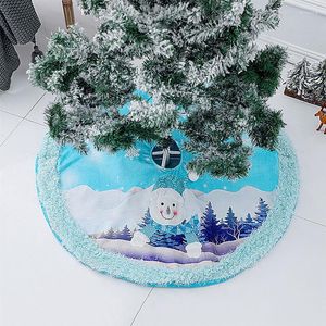 Kerstdecoraties Boomrok Mat Xmas Trees Base Cover met Led Lighting Huishoudelijk winkel Kantoorvloer