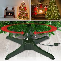 Décorations de noël, Base de support d'arbre, support rotatif électrique à 360 degrés, arbres artificiels utiles pour la maison, el 231110