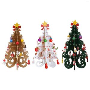 Pièce maîtresse de table d'arbre de décorations de Noël décorative pour des décors d'accessoire de Po de festivals