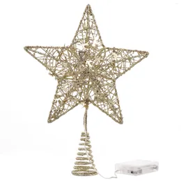 Décorations de Noël Arbre Topper Star Lighteddecorationinside Ornements Lumières Décor Arbres Led Treetop String Light Toppers