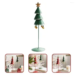 Kerstdecoraties boombomen tafelblad ornament metalen tafel bureaublad vakantiedecoratie kunstmatige draadhaak kleine nep mini