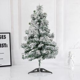 Décorations de noël, arbre en pin de neige blanc, ornements joyeux pour la maison, le bureau, fête de l'année, cadeau de noël 2024