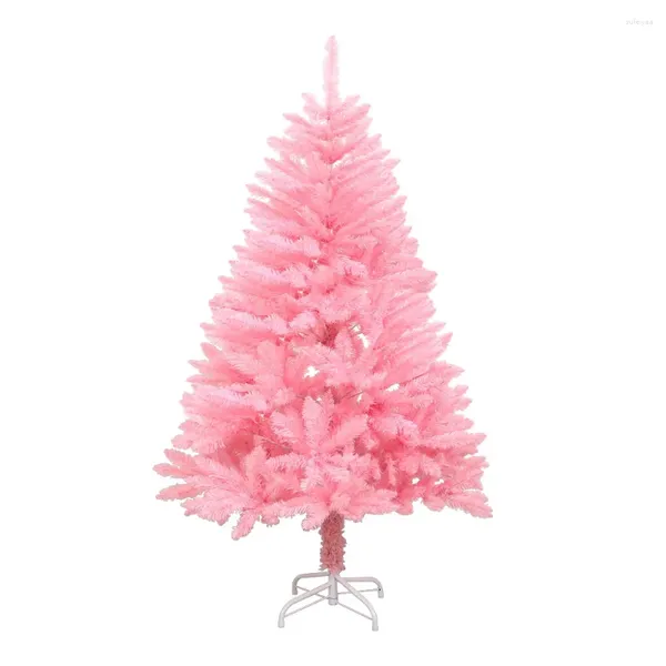 Árbol de decoraciones navideñas Pino clásico disponible en verde, rosa y blanco de 1,5 metros de altura