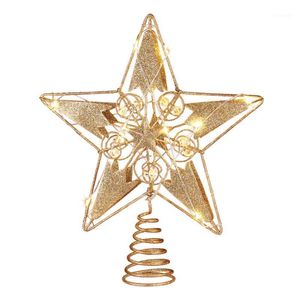 Kerstdecoraties Unomor Iron Tree Topper Star voor Party Shopping Mall Home1