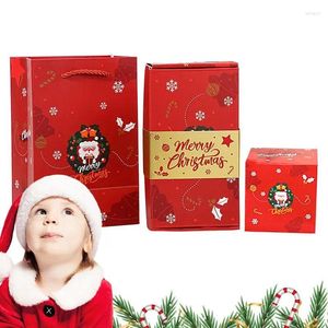 Kerstversiering Op Geschenkdoos Stuiteren Verrassing - Geld Goody Snoepdozen Stuiteren