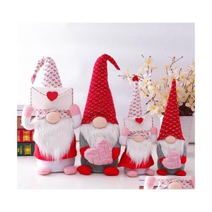 Décorations de Noël Saint-Valentin Décor St. Patricks Poupée sans visage Rudolph Peluche Cadeau Drop Livraison Maison Jardin Fête Fête Dhq4A