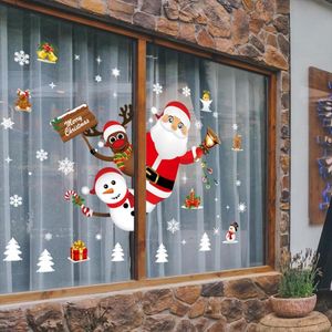 Decoraciones navideñas para ventana y pared, decoración de matrimonio para el hogar, adornos, regalo de Navidad, año 2022
