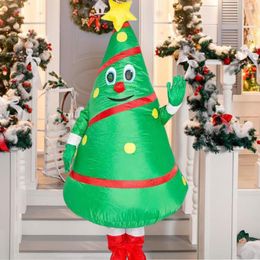 Weihnachtsdekorationen, waschbar, niedlicher Baum, aufblasbare Kleidung, wiederverwendbare Cosplay-Kleidung, einfach zu tragen für Partys