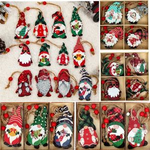 Kerstdecoraties houten hanger Merry Tree for Home Cristmas ornament Xmas Navidad Gifts Happy Year 2023 220914